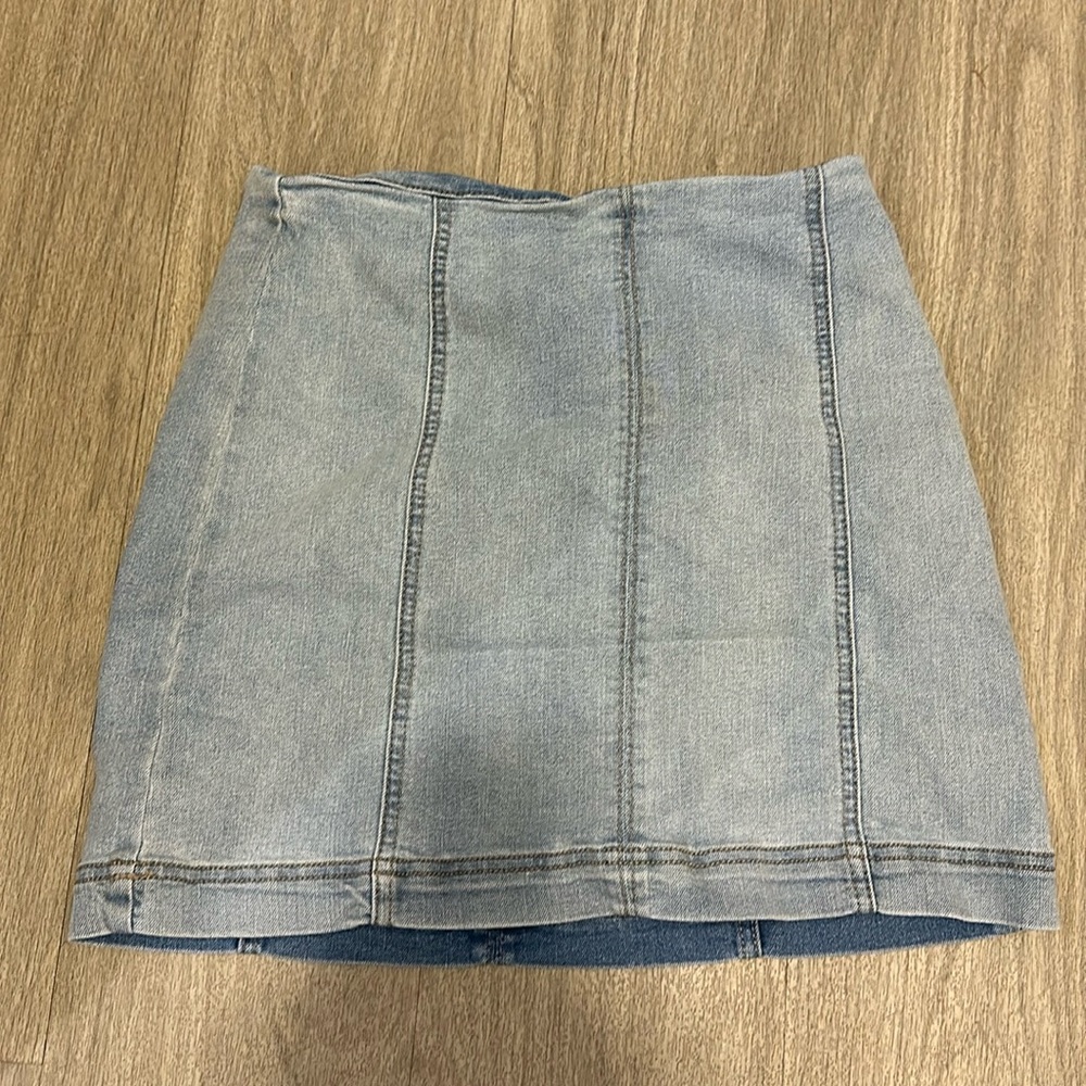Wild Fable Light Wash Jean Skirt